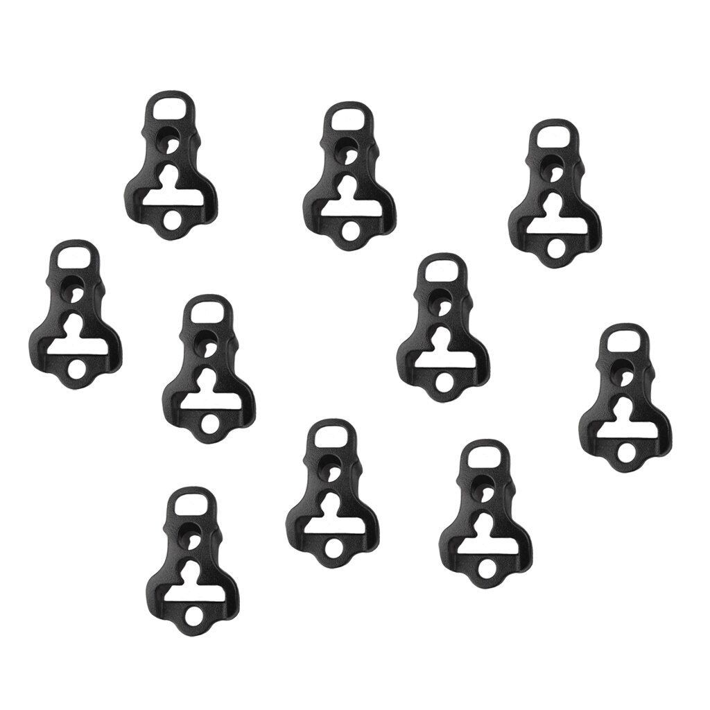 Cheap Goat Tents New Outdoor 10pcs Black Plastic Camping Awning Tent Guyline Runners Cord Rope Tensioner Climbing Equiptment Hiking Accessories Tent Accessories 